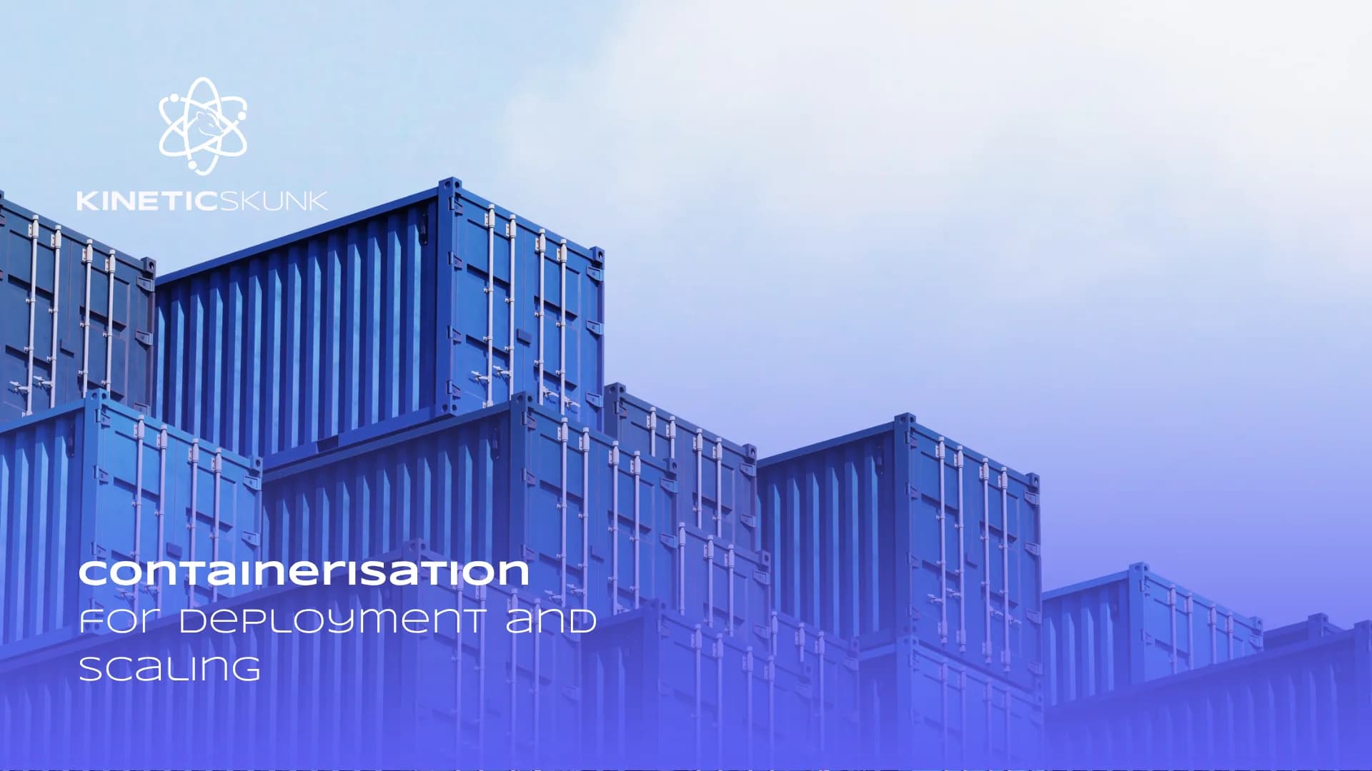 Editorial hero for containerisation for deployment and scaling