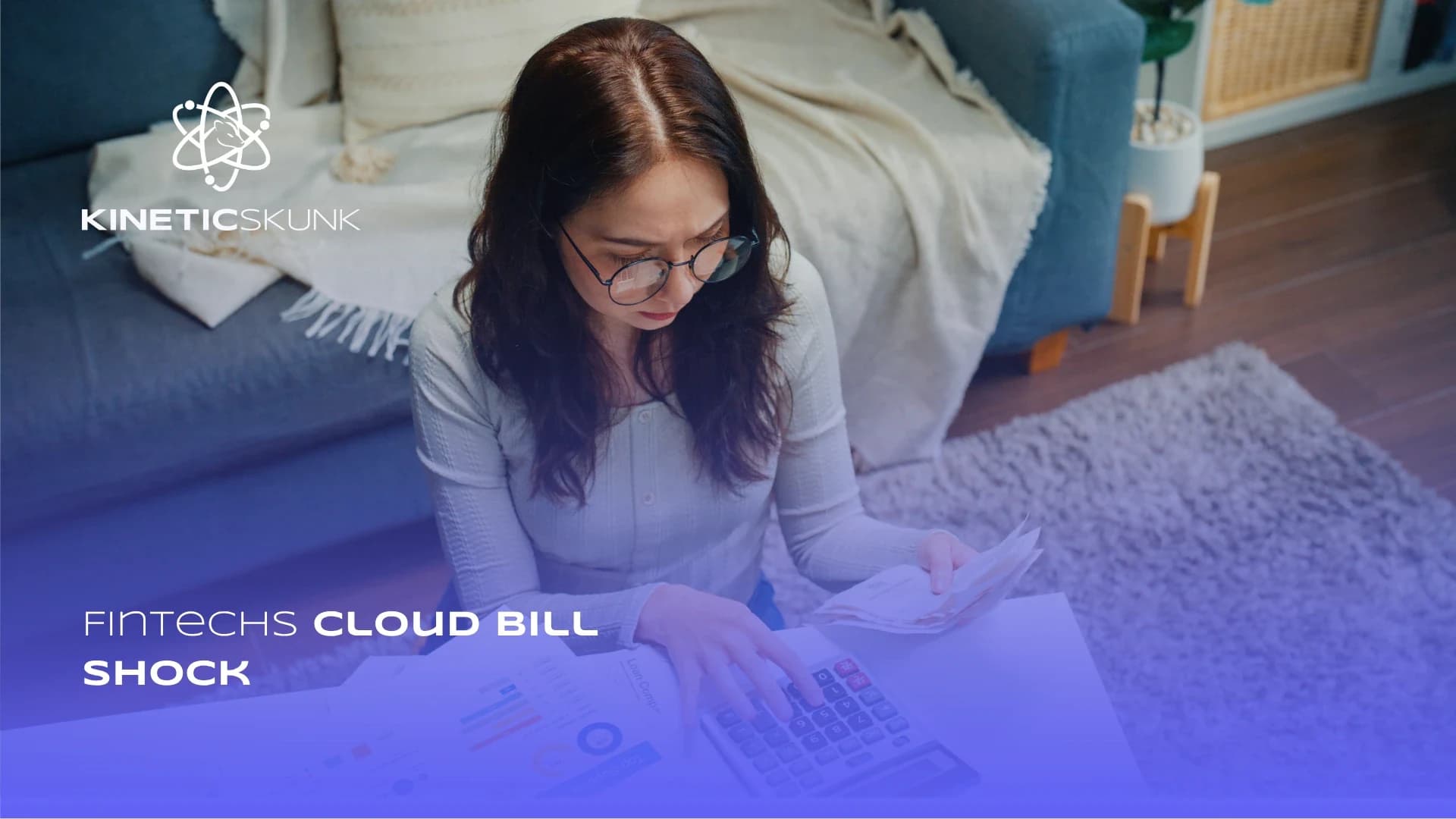 Editorial illustration for fintech cloud spend and bill visibility
