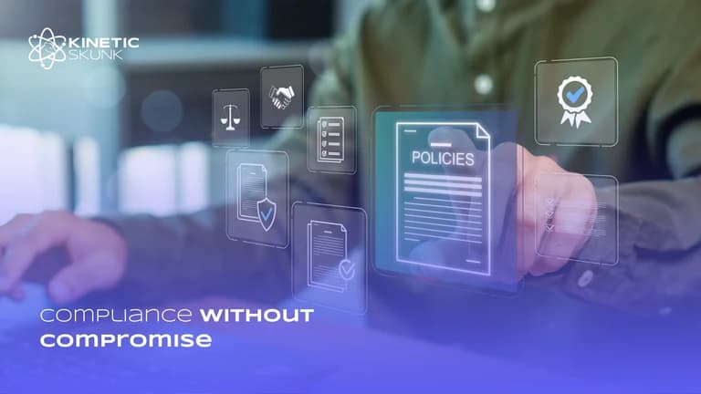 Editorial illustration for cloud compliance without slowing delivery