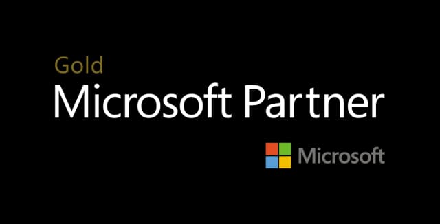 Historical Microsoft Gold partner badge